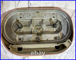 Vintage 1960's Pink SHETLAND Floor Polisher Scrubber Rug Cleaner With4 Pads NICE