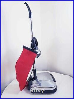 Vintage 1980 Hoover Floor Cleaner/Polisher Working with extra brushes and pads