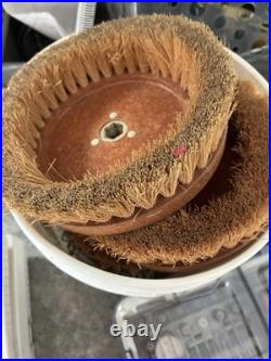 Vintage 6 Shetland Floor Scrubber & Polisher Wheels Plus Steel Wool Pads BLN