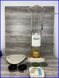 Vintage Electrolux B-8 Floor Polisher Buffer Scrubber w Brushes & Pads