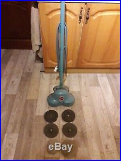 Vintage Hoover Floor Polisher/Buffer complete with pads