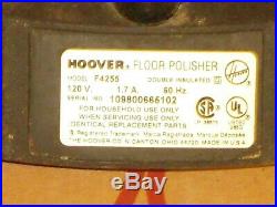 Vintage Hoover Model F4255 Floor Shampoo Polisher withSuper Tank withBrushes, Pads