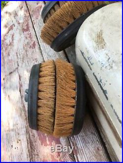 Vintage Regina Heavy Duty Carpet Shampoo Floor Polisher Scrubber Brushes Pads