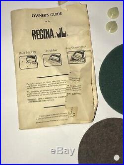 Vintage Regina Pads And Scrub Brushes Only Floor Polisher