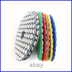 WET POLISHER GRINDER 15 PCS 7 masonry concrete floor marble stone polishing pad
