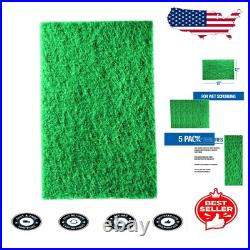 Washable 12 x 18 Floor Maintenance Pads Green 5-Pack for Multi-Surface Care Washable 12 x 18 Floor Maintenance Pads Green 5-Pack for Multi-Surface Care