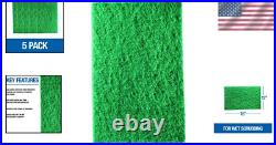 Washable 12 x 18 Floor Maintenance Pads Green 5-Pack for Multi-Surface Care Washable 12 x 18 Floor Maintenance Pads Green 5-Pack for Multi-Surface Care