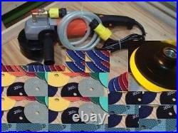 Wet Polisher 4 Polishing 30+1 Pad Granite Concrete Marble terrazzo stone floor