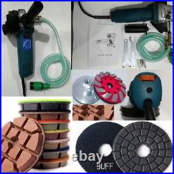 Wet Polisher Grinder 4 stone concrete floor Thick polish pad 17+ grinding wheel Wet Polisher Grinder 4 stone concrete floor Thick polish pad 17+ grinding wheel