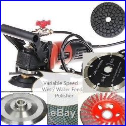 Wet Polisher Grinder stone cutter Lapidary Saw 23 Pad Blade floor Granite Cement