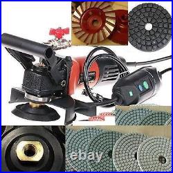 Wet Polisher stone concrete 5 Diamond polishing pad 26 + 4 floor grinding cup