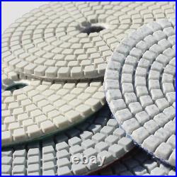 Wet polisher 3/4 Demi Bullnose 9 stone granite marble floor tile diamond pad