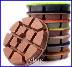 Wet polisher concrete floor grinder 21 PCS Grit 6000 3 floor polish pad marble Wet polisher concrete floor grinder 21 PCS Grit 6000 3 floor polish pad marble