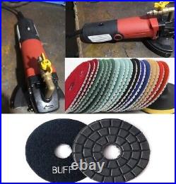 Wet polisher grinder 180 stone concrete polish pad granite floor marble buffer Wet polisher grinder 180 stone concrete polish pad granite floor marble buffer