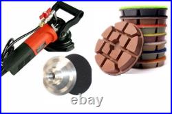 Wet polisher grinder 21 stone granite marble concrete floor thick polishing pad Wet polisher grinder 21 stone granite marble concrete floor thick polishing pad