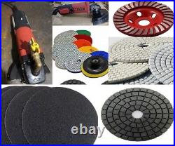 Wet polisher grinder 83 concrete floor stone marble tile grinding polish buffer