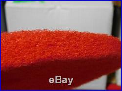 (bulk Lot 225 Pads) Commercial Floor Buffer Scrub Polish Scour Pad 14 Red